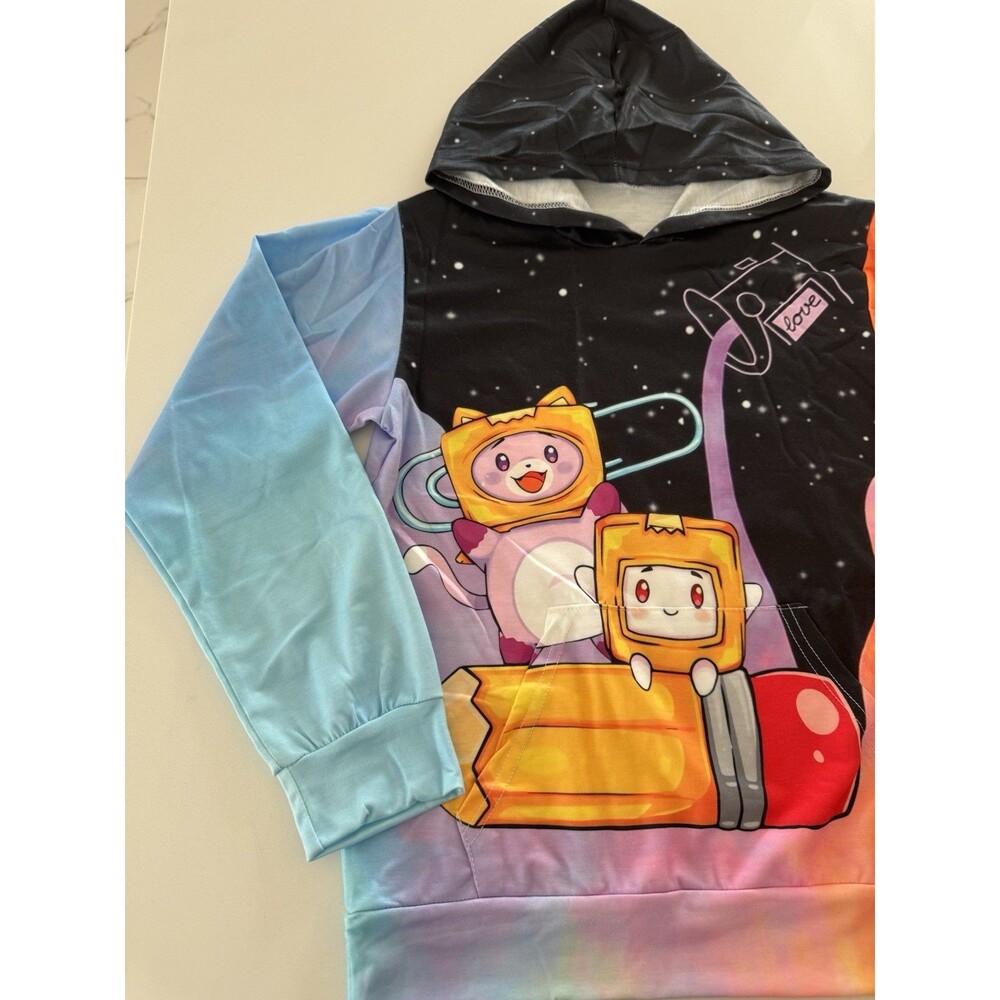 Children's cartoon hoodie sweatshirt top YouTube jumper top school size 8-10 - Picture 11 of 12